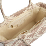 DEPECHE Shopper decorated with beautiful pattern Shopper 045 Dusty Rose