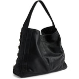 DEPECHE Shopper with studs Shopper 099 Black (Nero)