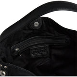 DEPECHE Shopper with studs Shopper 099 Black (Nero)