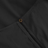 Depeche Clothing Short Abi dress with puff sleeves Dresses 099 Black (Nero)