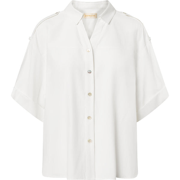 Depeche Clothing Short sleeve oversize Fay shirt Shirts 001 White