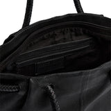 DEPECHE Shoulderbag with beautiful braided strap Shoulderbag / Handbag 099 Black (Nero)
