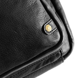 DEPECHE Simple crossover bag in beautiful leather Cross over 099 Black (Nero)
