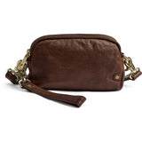 DEPECHE Small leather clutch in classic design Small bag / Clutch 221 Chesterfield