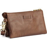 DEPECHE Small leatherbag with golden details Small bag / Clutch 221 Chesterfield