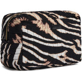 DEPECHE Small leopard print cosmetic bag Accessories 080 Zebra