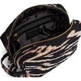 DEPECHE Small leopard print cosmetic bag Accessories 080 Zebra