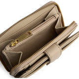 DEPECHE Soft and delicious leather wallet Purse / Credit card holder 228 Soft Sand