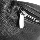 DEPECHE High-quality leather bumbag Bumbag 099 Black (Nero)