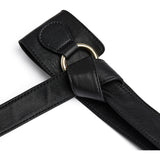 DEPECHE Statement leather waist belt Belts 190 Black/Gold