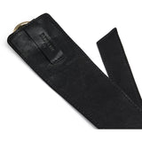 DEPECHE Statement leather waist belt Belts 190 Black/Gold
