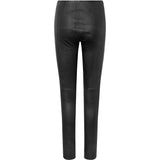 Depeche leather wear Stretch leggings in soft leather quality Pants 099 Black (Nero)