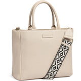 DEPECHE Stylish shoulder bag with adjustable canvas strap Shoulderbag / Handbag 177 Cream