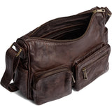 DEPECHE Stylish shoulderbag in soft leather quality Shoulderbag / Handbag 068 Winter brown