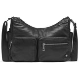 DEPECHE Stylish shoulderbag in soft leather quality Shoulderbag / Handbag 099 Black (Nero)