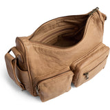 DEPECHE Stylish shoulderbag in soft leather quality Shoulderbag / Handbag 156 Camel