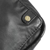 DEPECHE Stylish shoulderbag in soft leather quality Shoulderbag / Handbag 190 Black / Gold