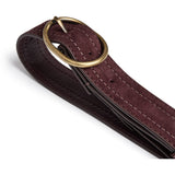DEPECHE Suede belt Belt 321 Plum