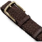 DEPECHE Suede belt Belts 008 Chocolate