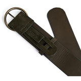 DEPECHE Suede belt Belts 049 Army Green