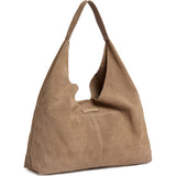 DEPECHE Suede shopper Shoulderbag / Handbag 011 Sand