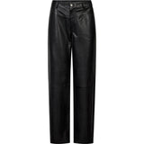 Depeche leather wear Talli MW Straight Leg Full Length Pant Pants 099 Black