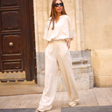 Depeche Clothing Tara linen pants (RW) Pants 012 Nature