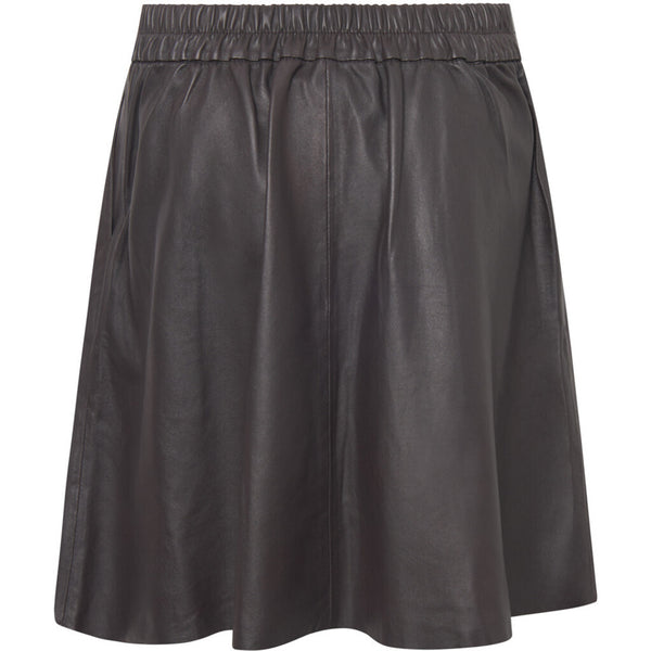 Depeche leather wear Timeless Dacy leather skirt Skirts 008 Chocolate