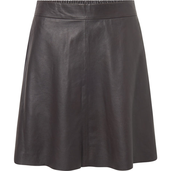 Depeche leather wear Timeless Dacy leather skirt Skirts 008 Chocolate