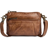 DEPECHE Timeless crossover/clutch Crossover 014 Cognac