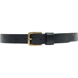 DEPECHE Timeless belt in leather quality Belts 101 Dark blue