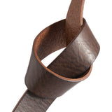 DEPECHE Timeless belt in leather quality Belts 179 Brown/Brass