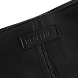 DEPECHE Timeless shopper bag in soft leather quality Shopper 099 Black (Nero)
