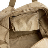 DEPECHE Toledo cotton weekendbag Weekend Bag 011 Sand