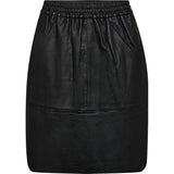 Depeche leather wear Trendy Maria leather skirt Skirts 099 Black (Nero)