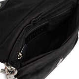 DEPECHE Hair-on leather clutch Clutch 095 Jet Black