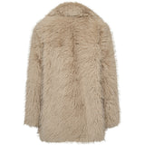 Depeche Clothing Vera faux fur jacket Jackets 177 Cream