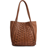 DEPECHE Warsaw shopper bag Shopper 005 Vintage cognac