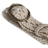 DEPECHE Weave Belt Belt 202 Vanilla
