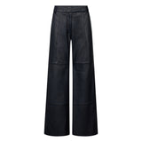 Depeche leather wear Zeli bootcut leather pants Pants 031 Ocean