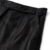 Depeche leather wear Zeli bootcut leather pants Pants 099 Black
