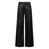 Depeche leather wear Zeli bootcut leather pants Pants 099 Black