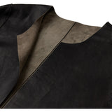 Depeche leather wear Zita 2 in 1 beautiful leather jacket Jacket 331 Khaki/ Black Combi