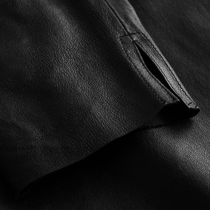 Depeche leather wear Aya HW stretch leather leggings Pants 099 Black (Nero)