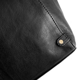 DEPECHE Classic leather shopper bag in timeless design Shopper 099 Black (Nero)
