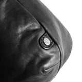 DEPECHE Crossover bag in strong and nice leather quality Cross over 099 Black (Nero)