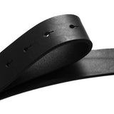 DEPECHE Exclusive and beautiful belt in soft leather Belts 099 Black (Nero)