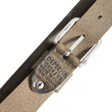 DEPECHE Timeless belt in leather quality Belts 049 Army Green