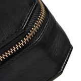 DEPECHE Large jewellery box in leather Accessories 099 Black (Nero)