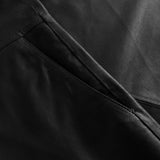 Depeche leather wear Leather dress in simple and feminine look Dresses 099 Black (Nero)